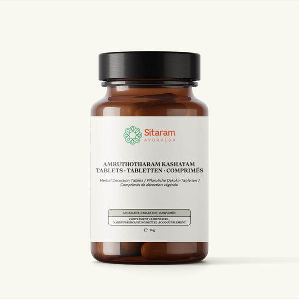 Sitaram Ayurveda, Amruthotharam Kashayam en comprimés, complement ayurvedique